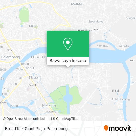 Peta BreadTalk Giant Plaju