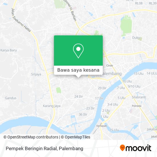 Peta Pempek Beringin Radial