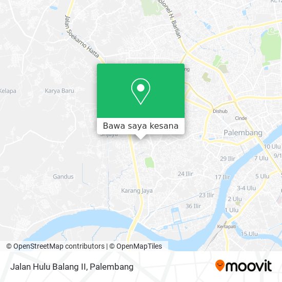 Peta Jalan Hulu Balang II
