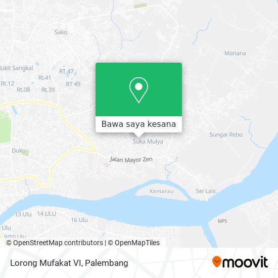 Peta Lorong Mufakat VI