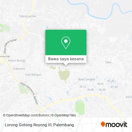 Peta Lorong Gotong Royong III