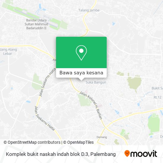 Peta Komplek bukit naskah indah blok D.3