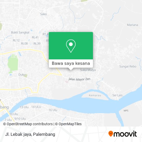 Peta Jl. Lebak jaya