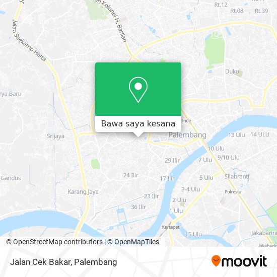 Peta Jalan Cek Bakar