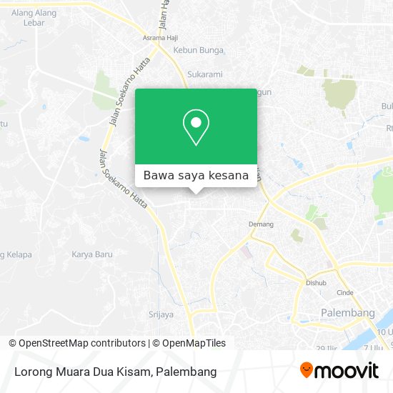 Peta Lorong Muara Dua Kisam