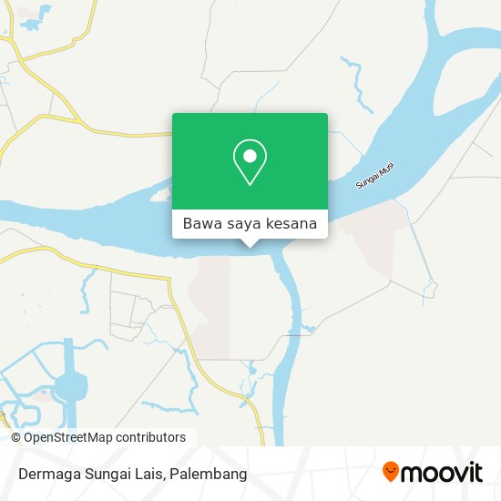 Peta Dermaga Sungai Lais