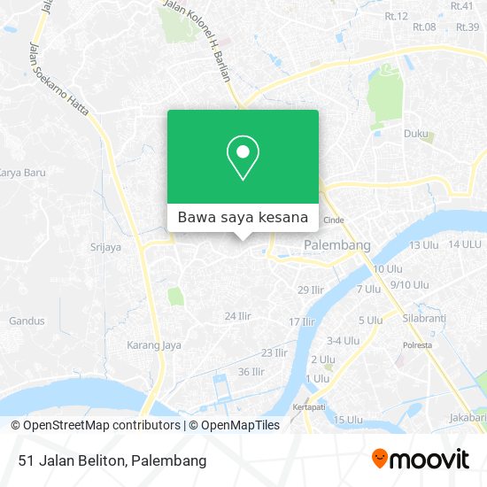 Peta 51 Jalan Beliton