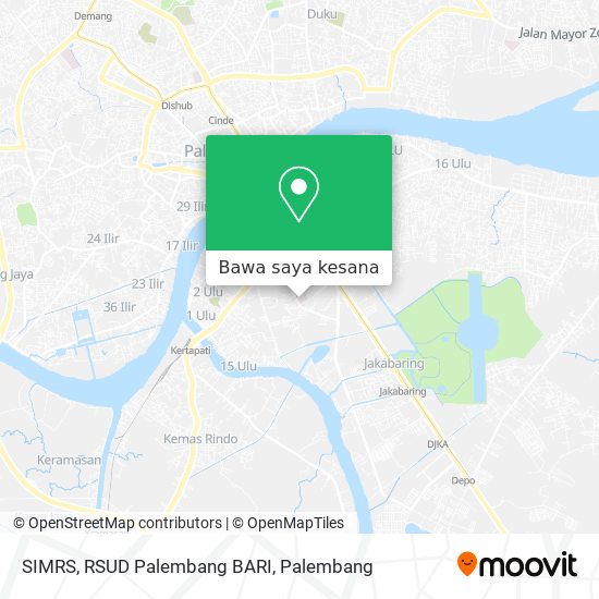 Peta SIMRS, RSUD Palembang BARI