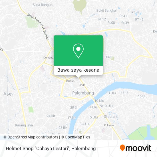 Peta Helmet Shop "Cahaya Lestari"