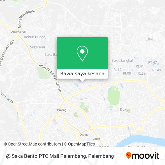 Peta @ Saka Bento PTC Mall Palembang