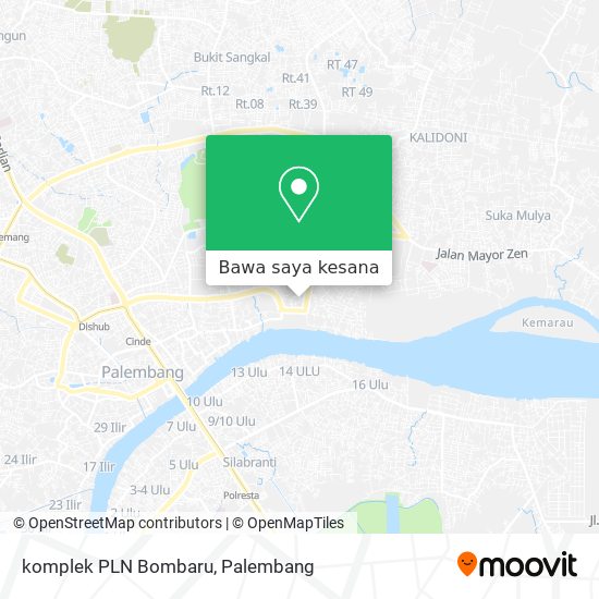 Peta komplek PLN Bombaru
