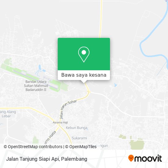 Peta Jalan Tanjung Siapi Api