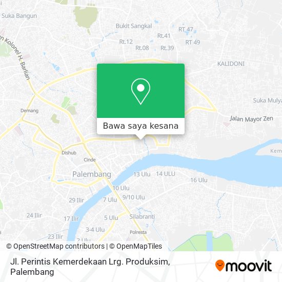 Peta Jl. Perintis Kemerdekaan Lrg. Produksim
