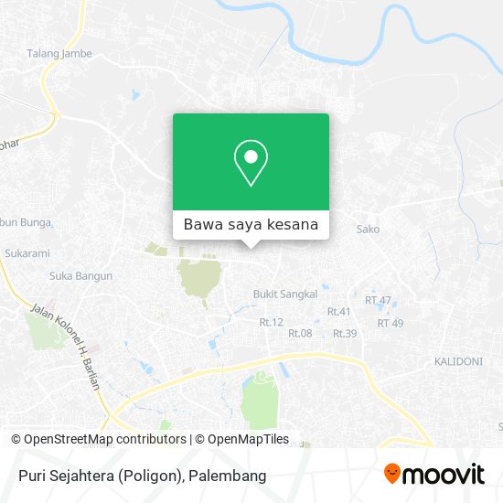 Peta Puri Sejahtera (Poligon)