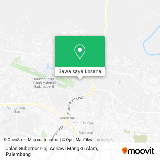 Peta Jalan Gubernur Haji Asnawi Mangku Alam