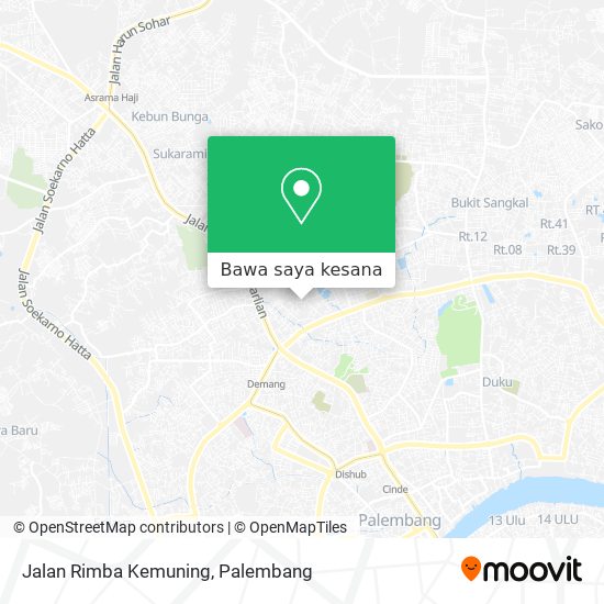 Peta Jalan Rimba Kemuning