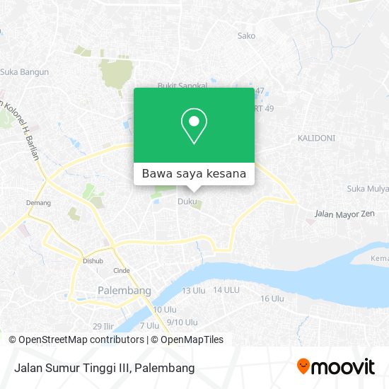 Peta Jalan Sumur Tinggi III