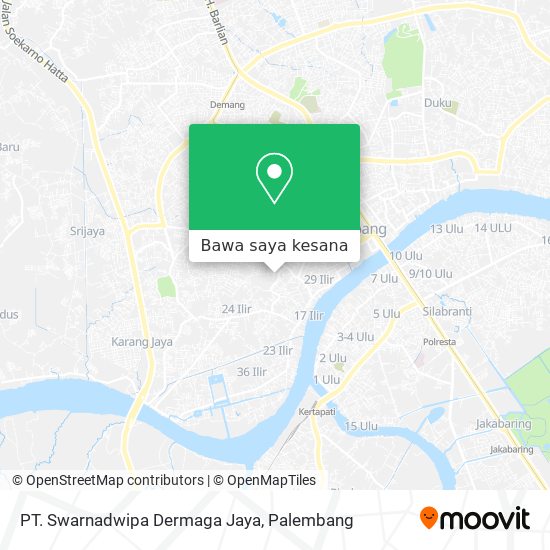 Peta PT. Swarnadwipa Dermaga Jaya