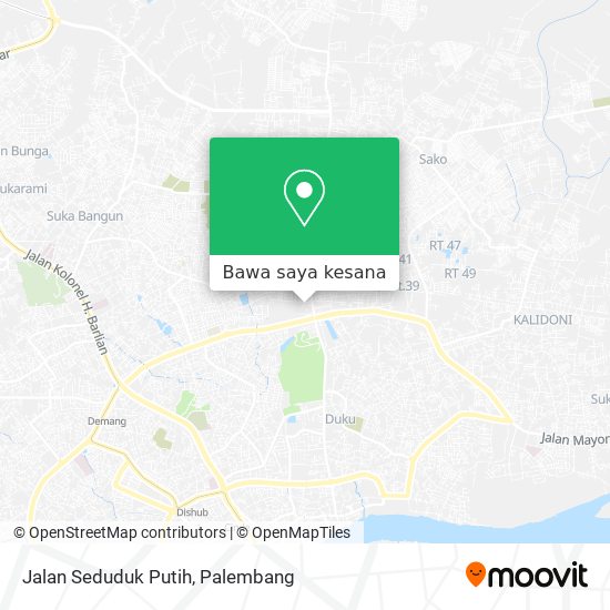 Peta Jalan Seduduk Putih