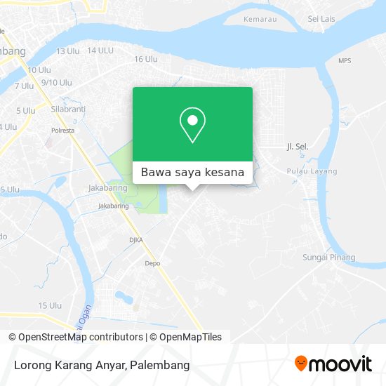 Peta Lorong Karang Anyar