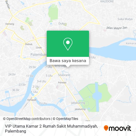 Peta VIP Utama Kamar 2 Rumah Sakit Muhammadiyah