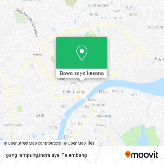 Peta gang lampung,indralaya