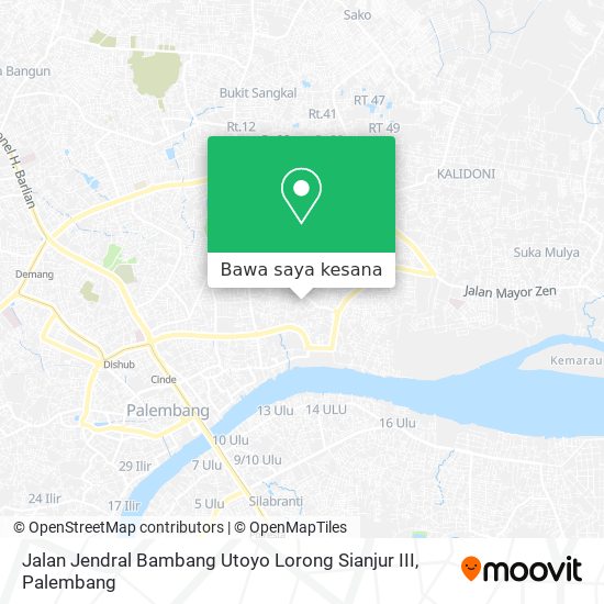 Peta Jalan Jendral Bambang Utoyo Lorong Sianjur III