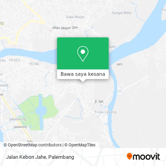 Peta Jalan Kebon Jahe