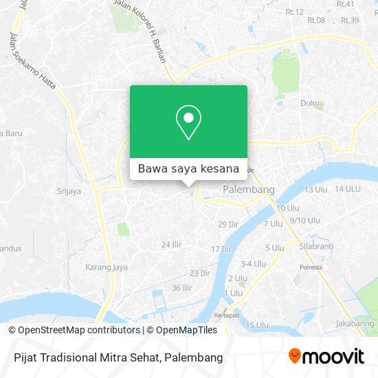 Peta Pijat Tradisional Mitra Sehat