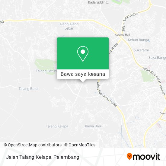 Peta Jalan Talang Kelapa