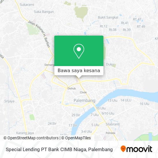 Peta Special Lending PT Bank CIMB Niaga