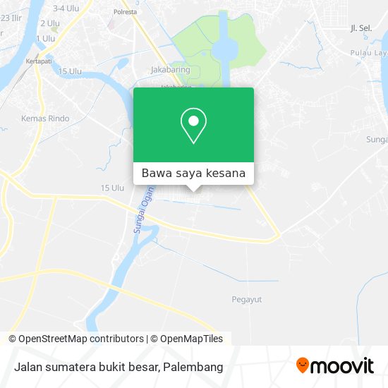 Peta Jalan sumatera bukit besar
