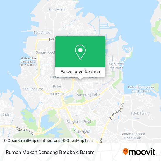 Peta Rumah Makan Dendeng Batokok