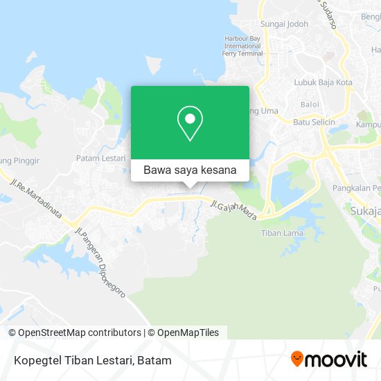 Peta Kopegtel Tiban Lestari