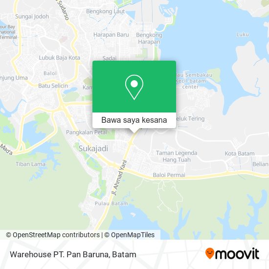 Peta Warehouse PT. Pan Baruna