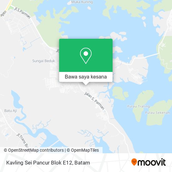 Peta Kavling Sei Pancur Blok E12