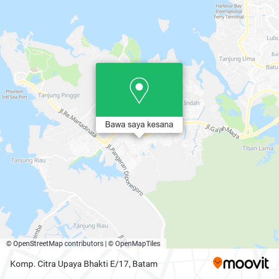 Peta Komp. Citra Upaya Bhakti E/17
