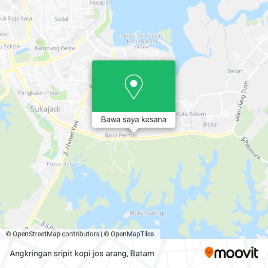 Peta Angkringan sripit kopi jos arang