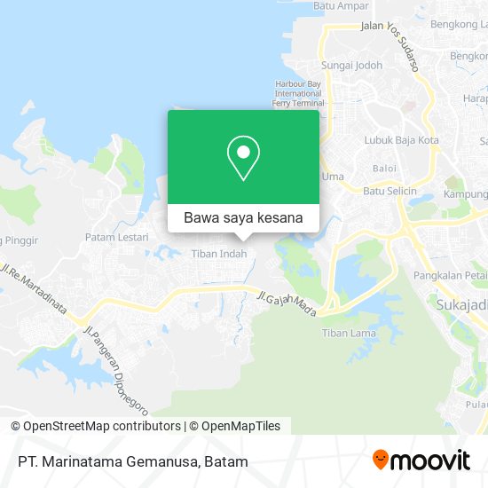 Peta PT. Marinatama Gemanusa