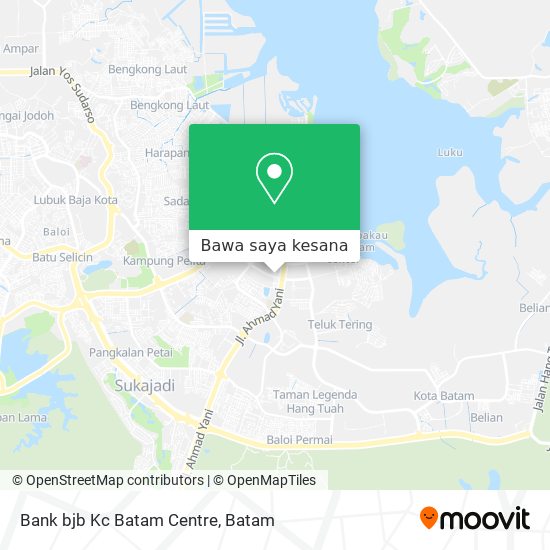 Peta Bank bjb Kc Batam Centre