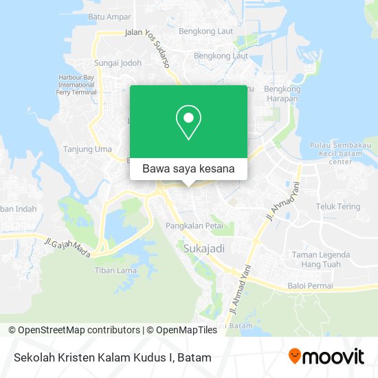 Peta Sekolah Kristen Kalam Kudus I