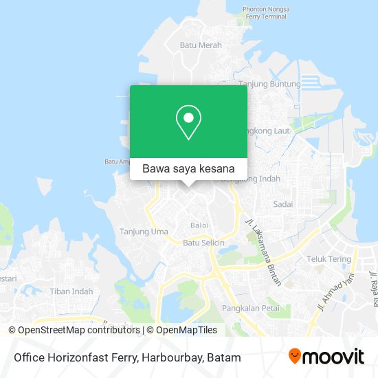 Peta Office Horizonfast Ferry, Harbourbay