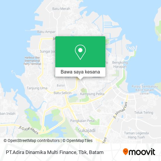 Peta PT.Adira Dinamika Multi Finance, Tbk