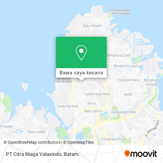 Peta PT Citra Niaga Valasindo