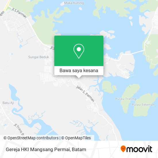 Peta Gereja HKI Mangsang Permai