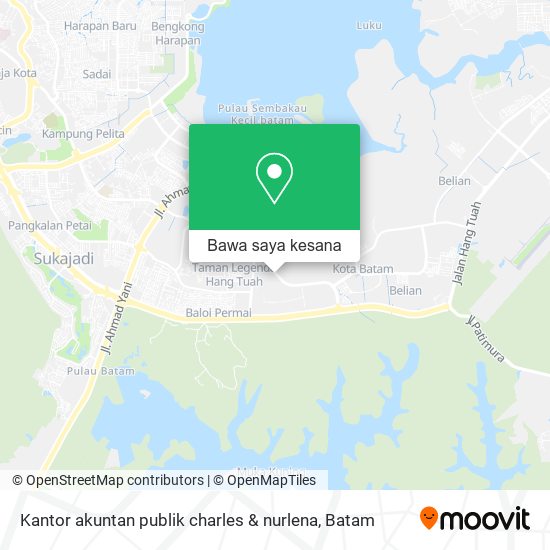 Peta Kantor akuntan publik charles & nurlena