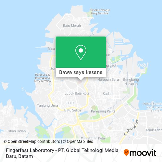 Peta Fingerfast Laboratory - PT. Global Teknologi Media Baru