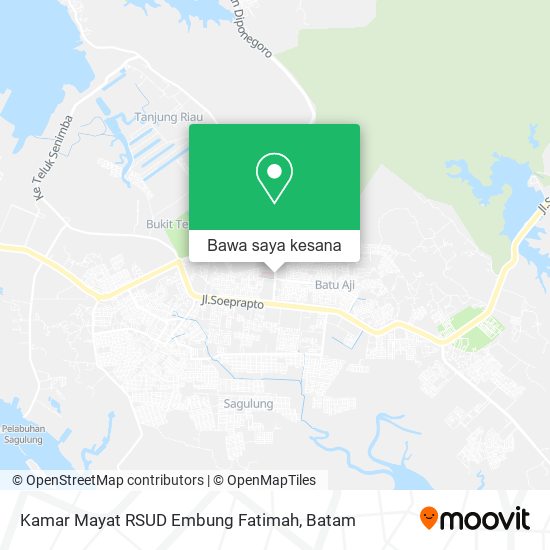 Peta Kamar Mayat RSUD Embung Fatimah