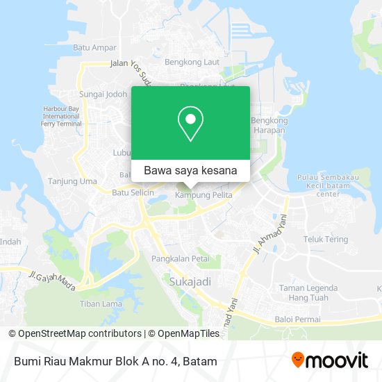 Peta Bumi Riau Makmur Blok A no. 4