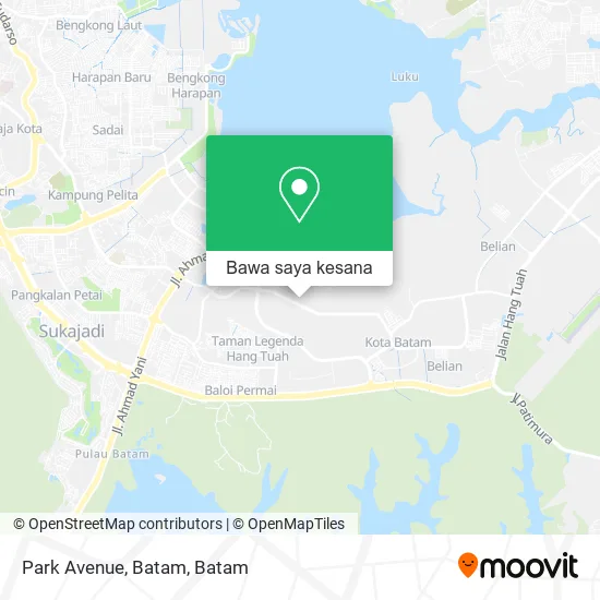 Peta Park Avenue, Batam